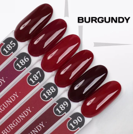 ALTA NIVELO   Гель-лак   10мл   BURGUNDY   #190 оптом