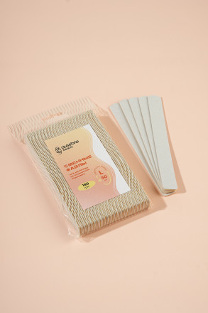 ALGEBRA BEAUTY   SOFT WHITE   Мягкие   L (25мм)   #180   (50шт)   Сменные файлы  для педикюрного диска на вспененной подложке оптом