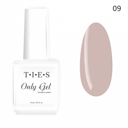 TIES   Гель для укрепления  ONLY GEL  15мл   №09 оптом