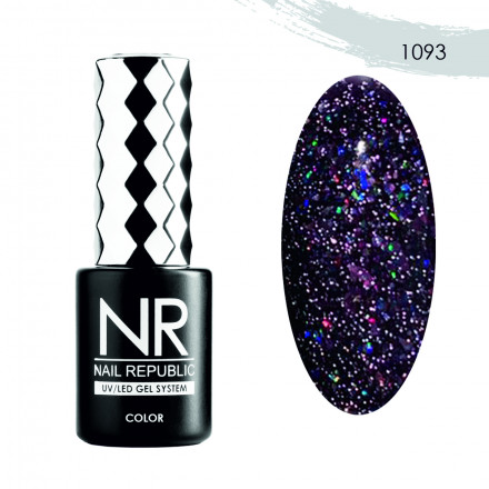 NAIL REPUBLIC   Гель-лак светоотражающий   10мл   Bright Flash   #1093 оптом