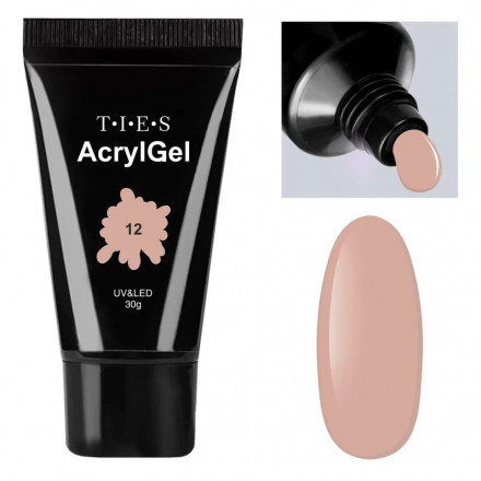 TIES   Акригель  Acryl Gel   №12   30мл оптом