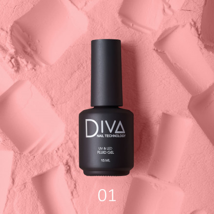 DIVA   Гель-лак   15мл   #01   (СНЯТО) оптом