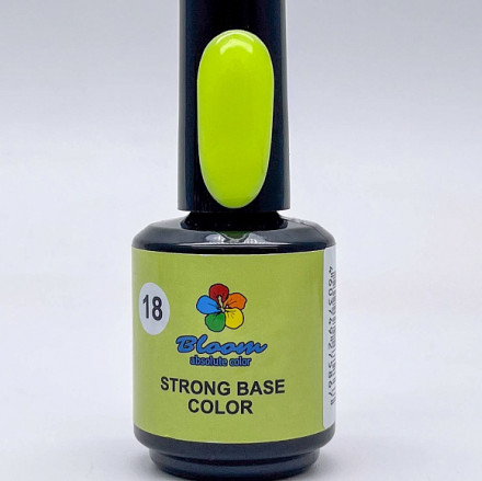 BLOOM   База камуфлирующая цветная  15мл   Base Strong COLOR   #18 оптом