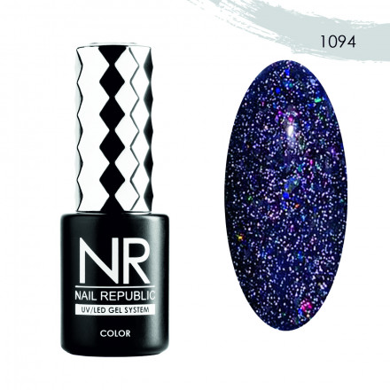 NAIL REPUBLIC   Гель-лак светоотражающий   10мл   Bright Flash   #1094 оптом