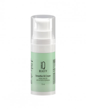IQ BEAUTY  Smoothie Oil Cream   ALOE &amp; MINT   15мл   Крем-масло для ногтей и кутикулы оптом