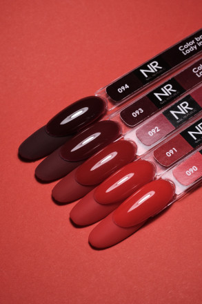 NAIL REPUBLIC   База цветная   10мл   Base LADY IN RED   #91 оптом
