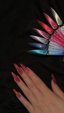 NAIL REPUBLIC   Гель-лак кошачий глаз светоотражающий   10мл   Bright Cats   #684 оптом