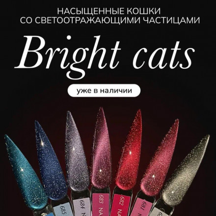 NAIL REPUBLIC   Гель-лак кошачий глаз светоотражающий   10мл   Bright Cats   #684 оптом