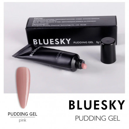 BLUESKY Pudding Gel полигель камуфлирующий розовый Pink 8 гр. (Mini) оптом