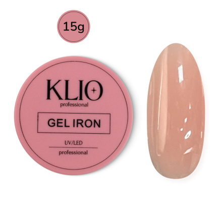 KLIO   Gel Iron   ALMOND   15г   Гель для моделирования  средне-густой   (под заказ) оптом