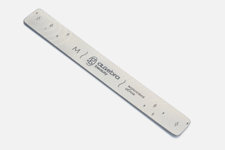 ALGEBRA BEAUTY   Титановая   M   Основа для пилки прямая матовая   130x18мм оптом