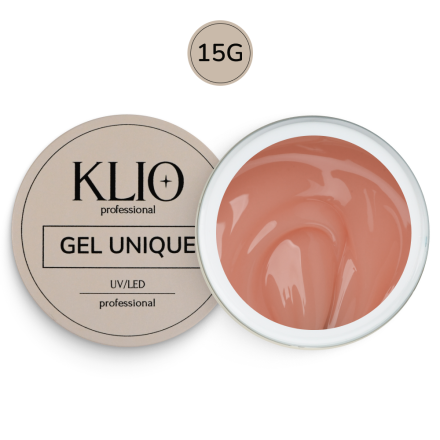 KLIO   Unique gel   БЕГОНИЯ   15г   Гель для моделирования средне-жидкий цветной оптом