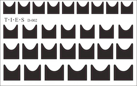 TIES   Пленка для френча   D-002 оптом