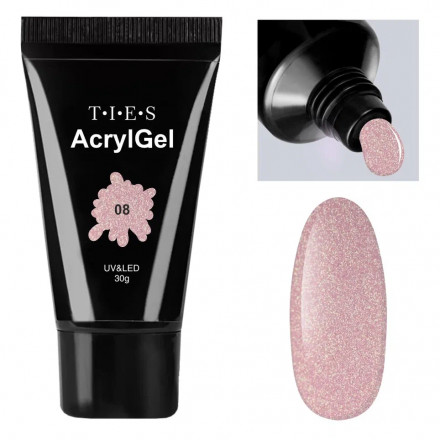 TIES   Акригель  Acryl Gel   №08   30мл оптом