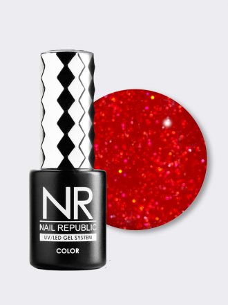 NAIL REPUBLIC   Гель-лак с шиммером   10мл   Femme Fatale   #436 оптом