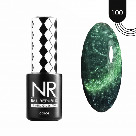 NAIL REPUBLIC   Гель-лак кошачий глаз   10мл   Pearl CAT   #100 оптом