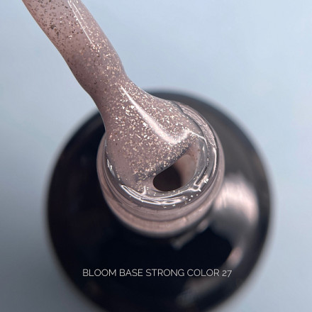 BLOOM   База камуфлирующая с шиммером  15мл   Base Strong COLOR   #27 оптом
