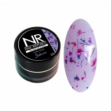 NAIL REPUBLIC   База камуфлирующая   10мл   Base SAKURA   #200 (5 г) оптом