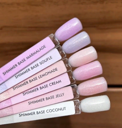 ONE NAIL   База камуфлирующая эластичная c шиммером  (легкие в снятии)  Base  SHIMMER   JELLY   15мл оптом