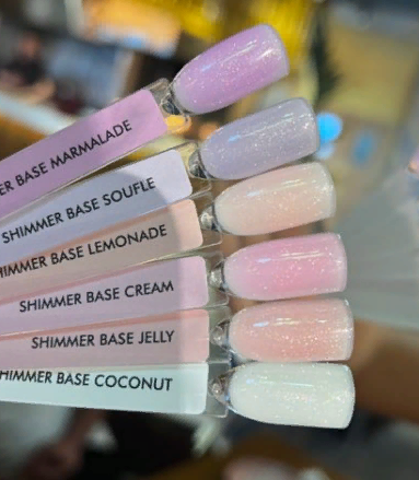 ONE NAIL   База камуфлирующая эластичная c шиммером  (легкие в снятии)  Base  SHIMMER   JELLY   15мл оптом