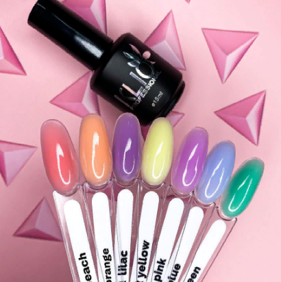 KLIO  Цветная камуфлирующая база  Base Color  PINK  15мл   (СНЯТО) оптом