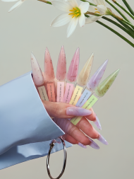 NAIL REPUBLIC   Gel GARDEN   #296   15г   Гель  для моделирования средне-жидкий с сухоцетами