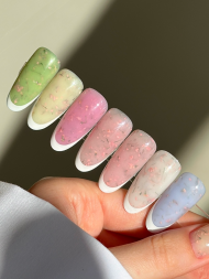 NAIL REPUBLIC   Gel GARDEN   #296   15г   Гель  для моделирования средне-жидкий с сухоцетами