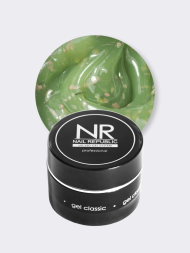 NAIL REPUBLIC   Gel GARDEN   #296   15г   Гель  для моделирования средне-жидкий с сухоцетами