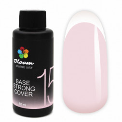 BLOOM   Base Strong COVER   #15   50мл (бутылка)   База камуфлирующая жесткая