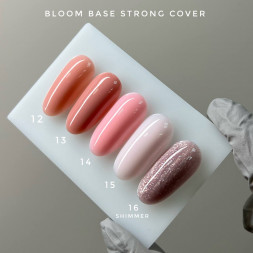 BLOOM   Base Strong COVER   #15   50мл (бутылка)   База камуфлирующая жесткая