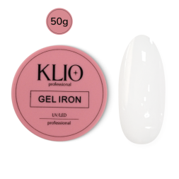 KLIO   Gel Iron   CLEAR   50г   Гель для моделирования  средне-густой прозрачный
