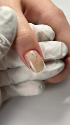 NAIL REPUBLIC   Gel GARDEN   #297   15г   Гель  для моделирования средне-жидкий с сухоцетами