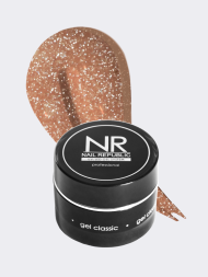 NAIL REPUBLIC   Gel ULTRA FLASH   #278   15г   Гель  для моделирования средне-жидкий светоотражающий