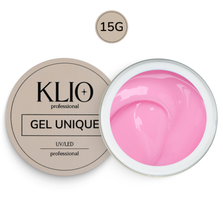 KLIO   Unique gel   НЕРИНА   15г   Гель для моделирования средне-жидкий цветной оптом