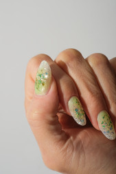 NAIL REPUBLIC   Base SAKURA   #204   5г (банка)   База цветная жесткая с сухоцветами