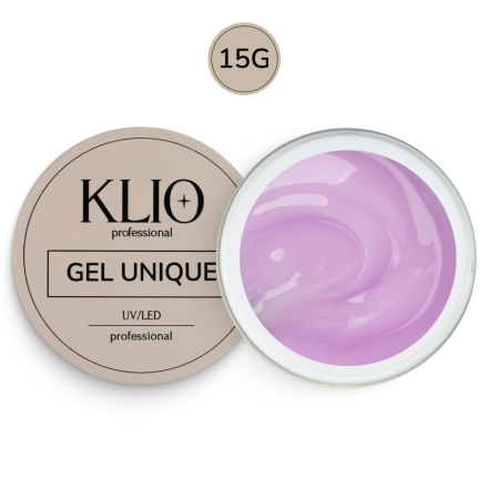 KLIO   Unique gel   ЛИМОНИУМ   15г   Гель для моделирования средне-жидкий цветной оптом