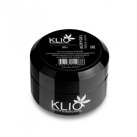 KLIO  Акригель  30мл  (банка)  WHITE оптом