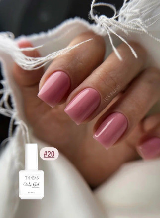 TIES   Гель для укрепления  ONLY GEL  15мл   Flowers   №20 оптом