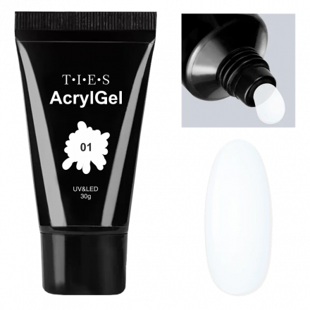 TIES   Акригель  Acryl Gel   №01 (прозрачный)   30мл оптом