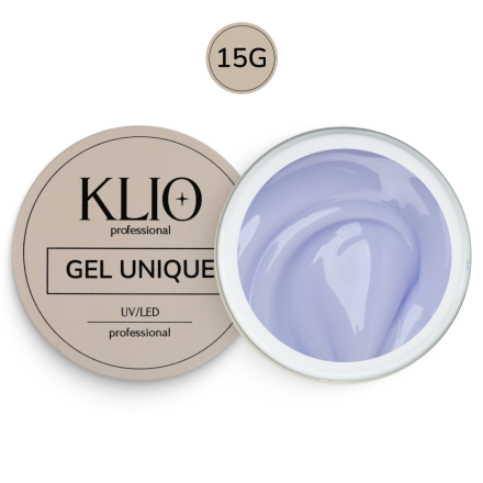 KLIO   Unique gel   ГОРТЕНЗИЯ   15г   Гель для моделирования средне-жидкий цветной оптом