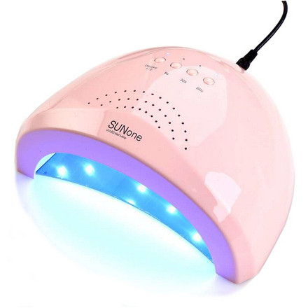 SUNUV Sun 1 Кварцевая UV/LED лампа для маникюра РОЗОВАЯ (48Ватт, 30 светодиодов) оптом
