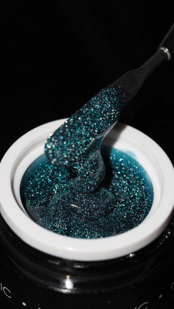 NAIL REPUBLIC   Gel ULTRA FLASH   #281   15г   Гель  для моделирования средне-жидкий светоотражающий оптом