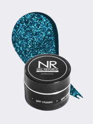 NAIL REPUBLIC   Gel ULTRA FLASH   #281   15г   Гель  для моделирования средне-жидкий светоотражающий