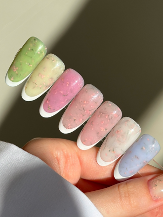 NAIL REPUBLIC   Gel GARDEN   #301   15г   Гель  для моделирования средне-жидкий с сухоцетами оптом