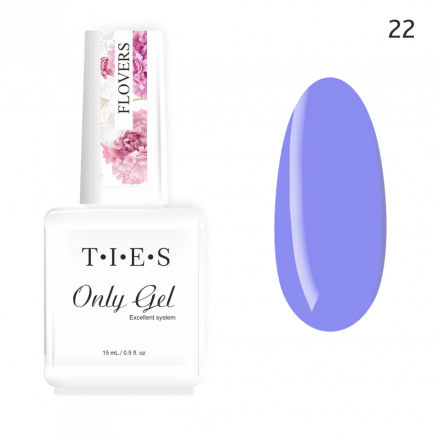 TIES   Гель для укрепления  ONLY GEL  15мл   Flowers   №22 оптом