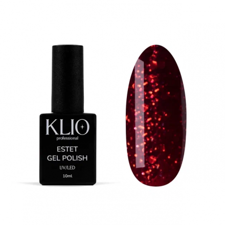 KLIO  Гель-лак  ESTET COLLECTION  10мл  №301  Красные с шиммером оптом