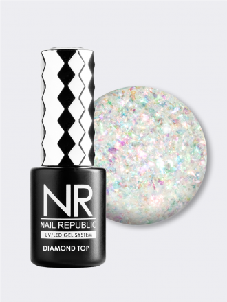 NAIL REPUBLIC   Топ с шиммером без л/с   10мл   Top   DIAMOND   #03 оптом