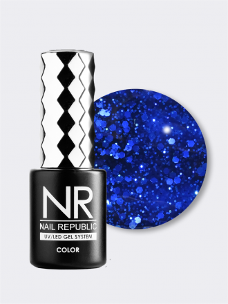 NAIL REPUBLIC   Гель-лак с шиммером   10мл   Frozen   #460 оптом