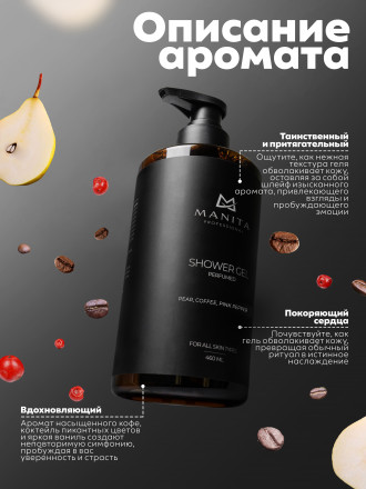 MANITA   Gel BLACK OPIUM   460мл   Гель для душа парфюмированный оптом