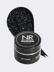 NAIL REPUBLIC   Gel ULTRA FLASH   #283   15г   Гель  для моделирования средне-жидкий светоотражающий